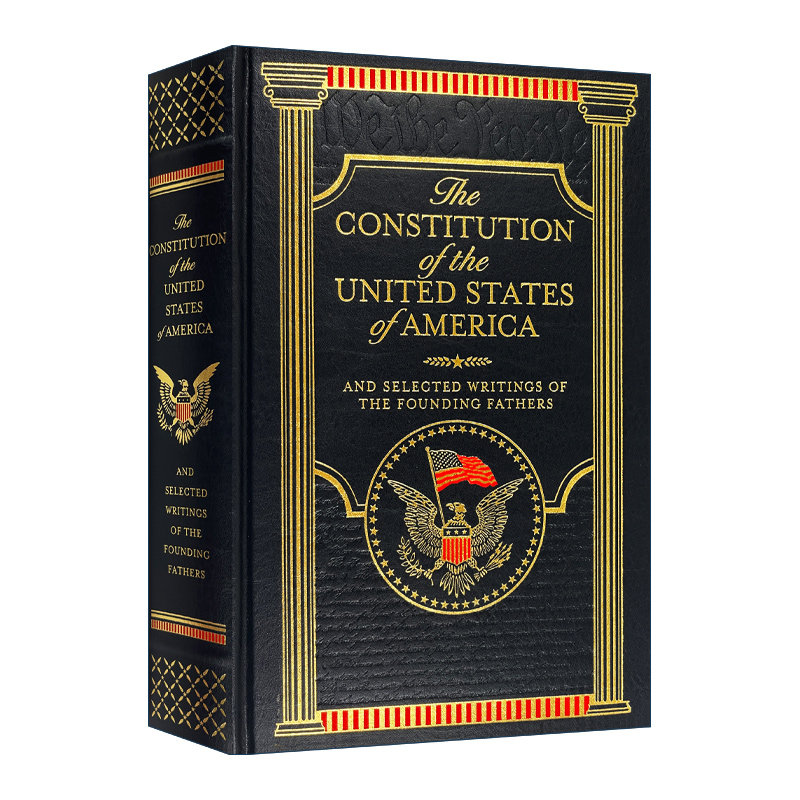 英文原版 Constitution of the USA and Selected Writings 美国宪法及其他 巴诺经典 皮革精装收藏版 英文版 进口英语原版书籍