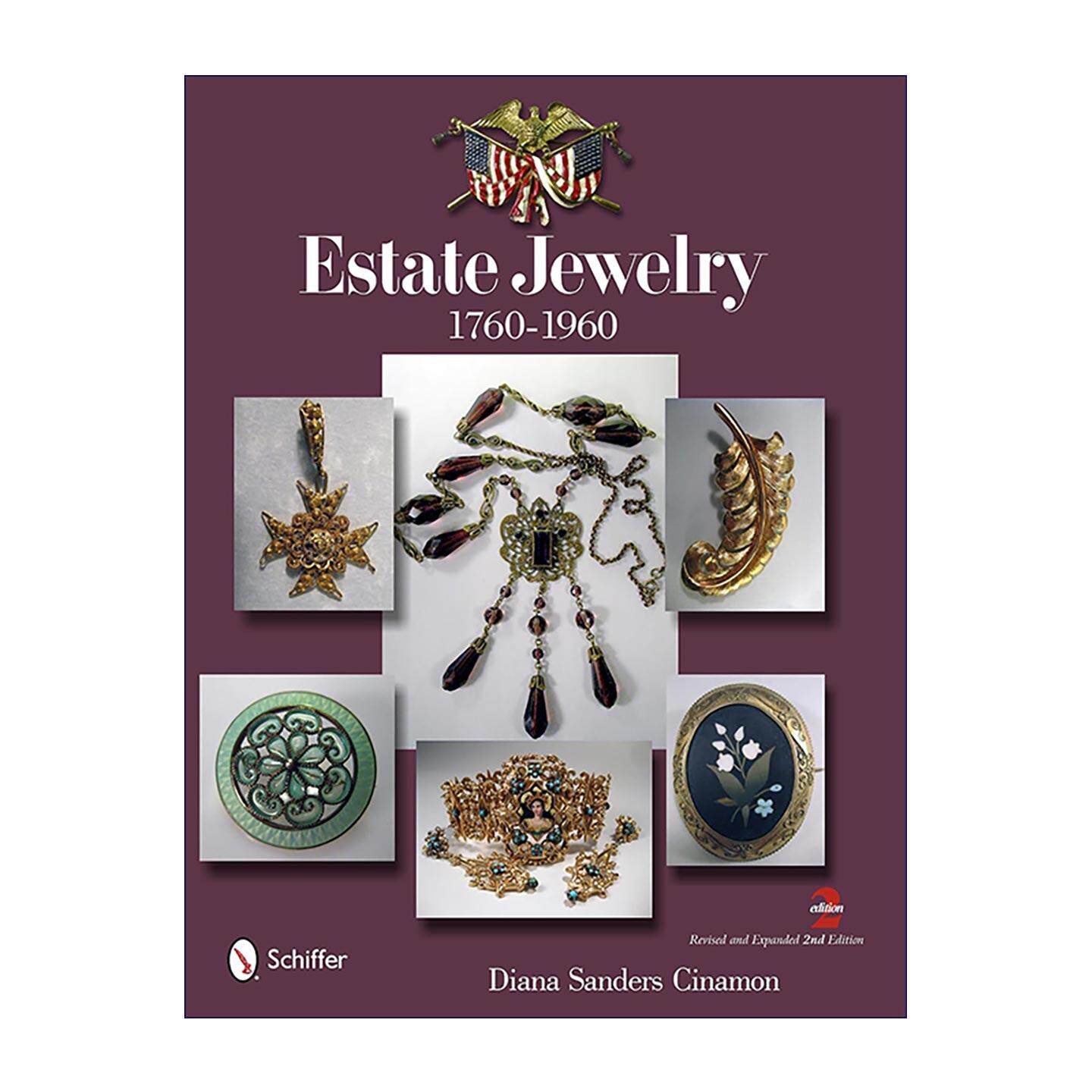 英文原版 Estate Jewelry 1760 to 1960 传世古董珠宝图鉴 第二版 百年古董首饰工艺与收藏鉴赏指南 进口英语原版书籍