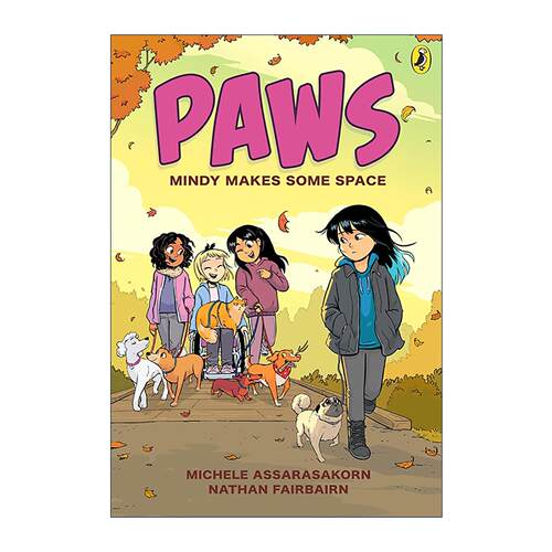 英文原版 PAWS Mindy Makes Some Space 狗狗生意2 儿童全彩漫画小说 英文版 进口英语原版书籍