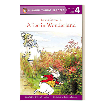 英文原版 Lewis Carroll's Alice in Wonderland-Penguin Young Readers Level 4 企鹅青少分级阅读4级 英文版 进口英语原版书籍