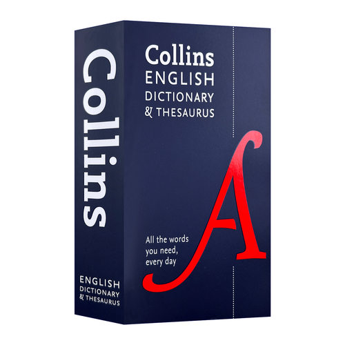 英文原版 Collins English Dictionary & Thesaurus 6th edition 柯林斯英语字典与同义词词典 二合一 英文版 进口英语原版书籍