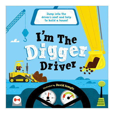 英文原版 I'm the Digger Driver 牛津精品认知绘本 我是挖掘机司机 英文版 进口英语原版书籍