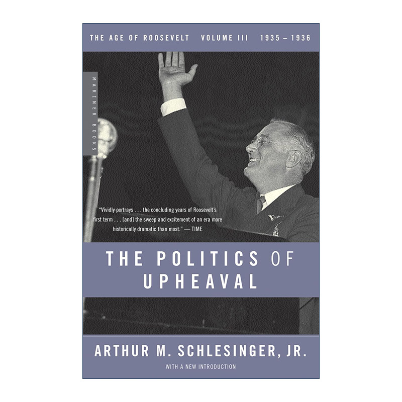 英文原版 The Politics of Upheaval 剧变的政治 1935—1936 罗斯福时代三部曲 小阿瑟·施莱辛格 英文版 进口英语原版书籍