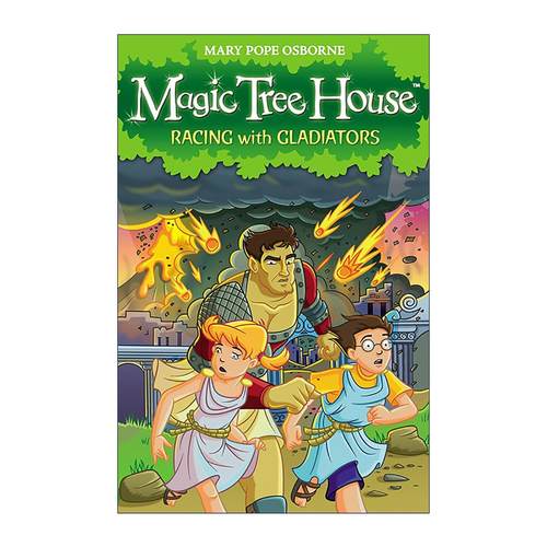 英文原版 Magic Tree House 13 Racing With Gladiators 神奇树屋13 与角斗士赛跑 英文版 进口英语原版书籍