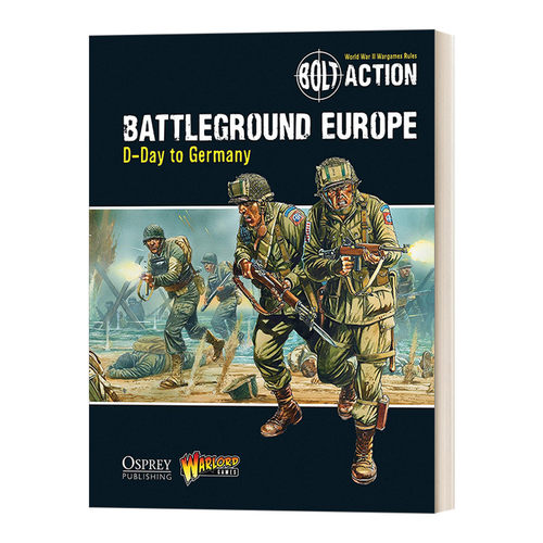 英文原版 Bolt Action Battleground Europe 桌面战争兵棋 欧洲战场 英文版 进口英语原版书籍