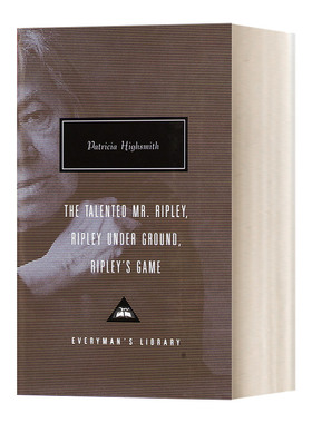 英文原版 The Talented Mr. Ripley  Ripley Under Ground  Ripley's Game 天才雷普利 冒牌人生 人人图书馆当代经典系列 进口书