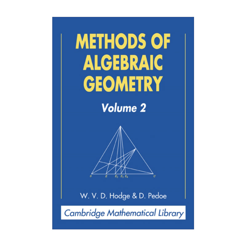 英文原版 Methods of Algebraic Geometry 代数几何方法 卷二 剑桥数学图书馆系列 英文版 进口英语原版书籍