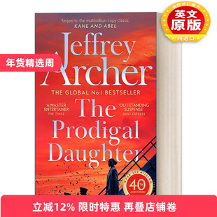 英文原版小说 The Prodigal Daughter 豪门之女 凯恩与阿贝尔系列 杰弗里·阿切尔 英文版 进口英语原版书籍