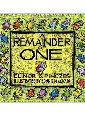 英文原版 A Remainder of One 孤单的阿乔 数学图画书 埃莉诺·皮赛兹 英文版 进口英语原版书籍
