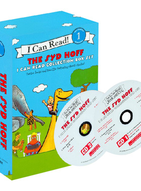 英文书单 I can read 第1阶段全12册 英文原版 少儿英语绘本 丹尼和恐龙 Syd Hoff 英文版进口英语书籍儿童全英语书
