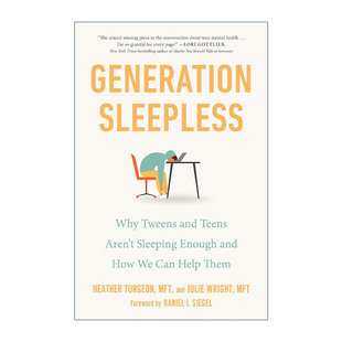 英文版 书籍 困世代 青少年睡眠问题 Heather 孩子总是睡不饱 Sleepless 为何你 进口英语原版 英文原版 Turgeon Generation