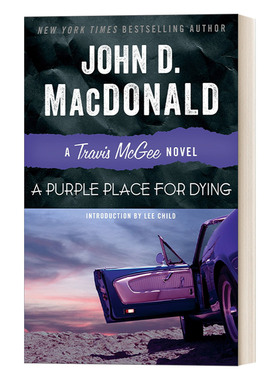 英文原版 Travis McGee 3 A Purple Place for Dying 麦基探案系列3 一个紫色的死亡之地 侦探悬疑小说 英文版 进口英语原版书籍