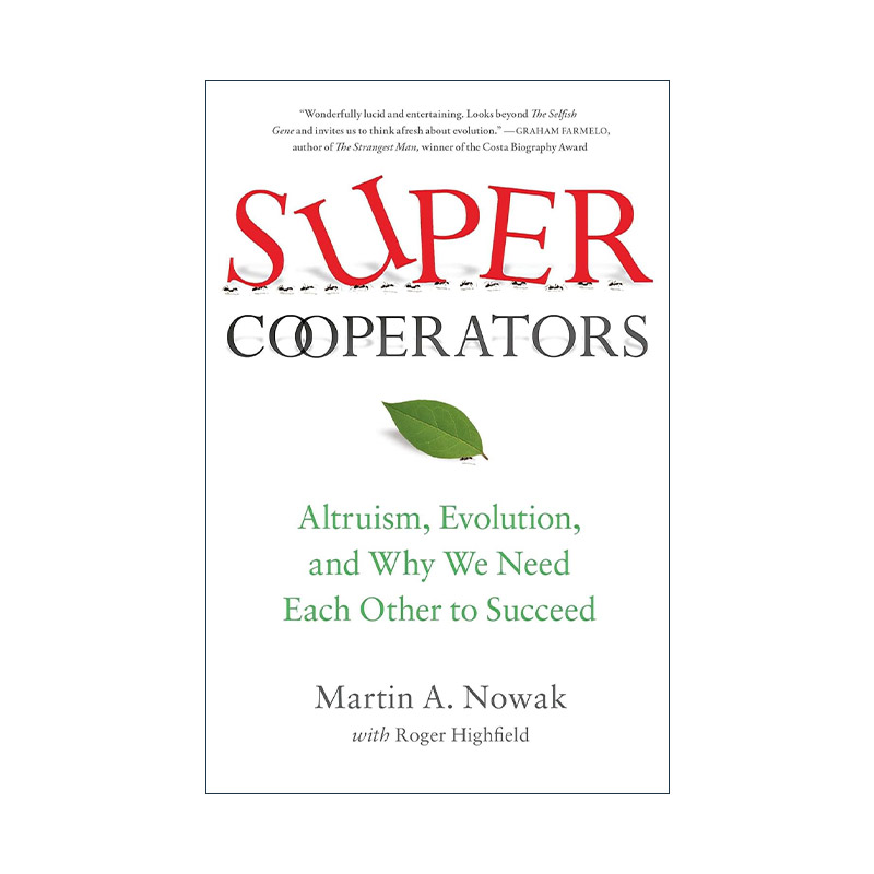 英文原版 SuperCooperators 超级合作者 利他主义 进化以及为什么我们需要彼此成功英文版 进口英语原版书籍