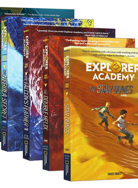 英文原版 Explorer Academy 探险家学院系列1-5册 儿童桥梁章节小说书 青少年冒险主题英语课外阅读 彩色插图 英文版 进口英语书籍