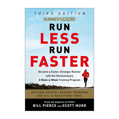 英文原版 Runner's World Run Less Run Faster 智慧跑步训练法 如何成为一名健康的终身跑步者指南 英文版 进口英语原版书籍