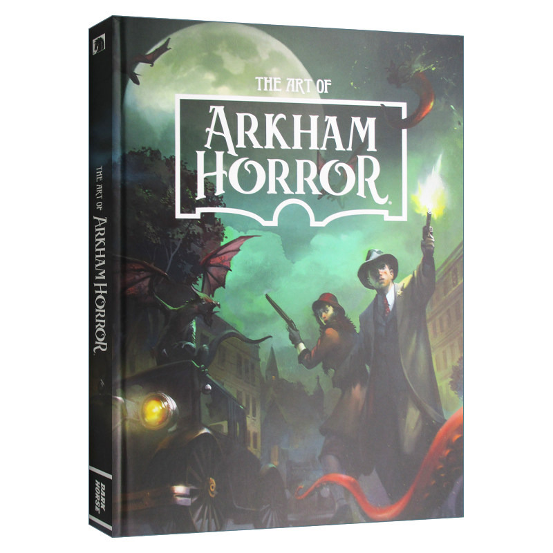 英文原版 精装 The Art of Arkham Horror Asmodee 诡镇奇谈 游戏艺术设定集 英文版
