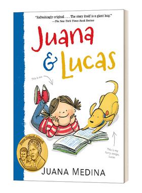 英文原版 Juana & Lucas 胡安娜和卢卡斯系列1 6-9岁儿童章节桥梁故事书 美国小学暑期阅读书单 Juana Medina 英文版 进口英语书籍