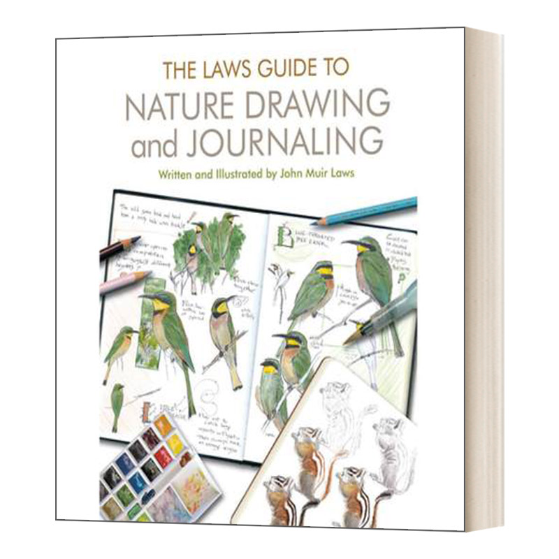 英文原版 The Laws Guide to Nature Drawing and Journaling 自然绘画和日志的法律指南 英文版 进口英语原版书籍