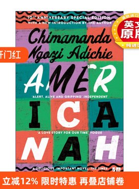 英文原版小说 Americanah 美国佬 奇玛曼达·恩戈兹·阿迪契 英文版 进口英语原版书籍