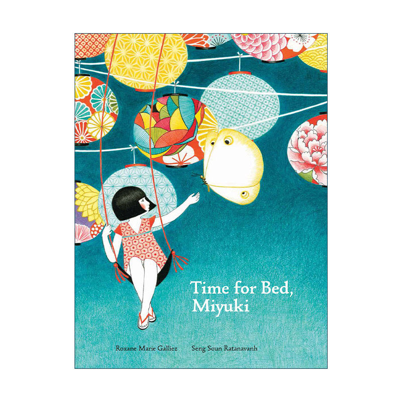 英文原版 Time for Bed Miyuki 该睡觉了 美雪 日本传统花纹插画 精装 英文版 进口英语原版书籍