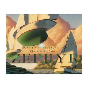 英文版 Allsburg 書籍 精裝 凱迪克獲獎作家Chris The Wreck 駕駛西風(fēng)號 英文原版 30周年版 進(jìn)口英語原版 the 少年 Van Zephyr