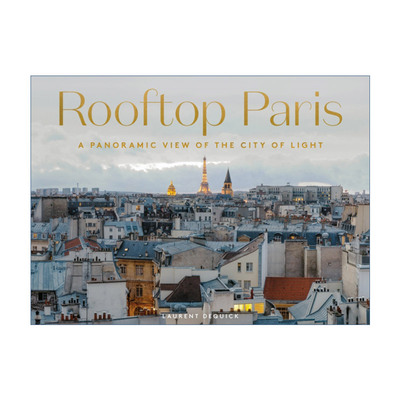 英文原版 Rooftop Paris 巴黎屋顶 光之城全景摄影 法国摄影师laurent Dequick 建筑人文景观 精装艺术图册 进口英语原版书籍