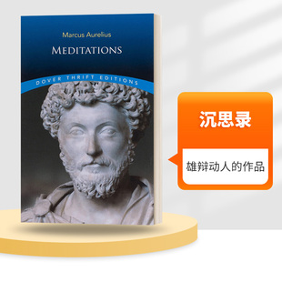 Thrift Editions 进口英语原版 Meditations 书籍 英文版 Dover 沉思录 英文原版 马可奥勒留