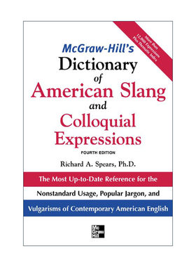 英文原版 McGraw-Hill's Dictionary of American Slang  麦克劳希尔 美国俚语词典 第4版 英文版 进口英语原版书籍
