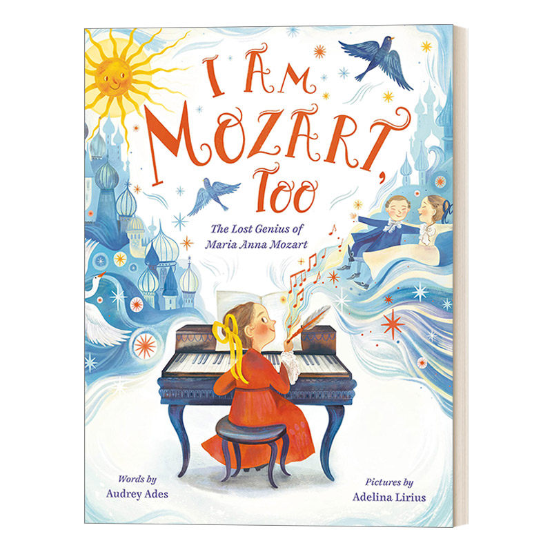 英文原版 i am mozart  too 我也是莫扎特 精装绘本 英文版 进口英语