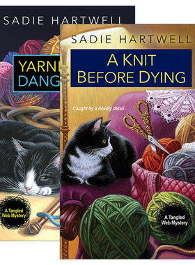英文原版 A Tangled Web Mystery 错综复杂的网之谜系列2册 女性推理小说 Sadie Hartwell 英文版 进口英语原版书籍