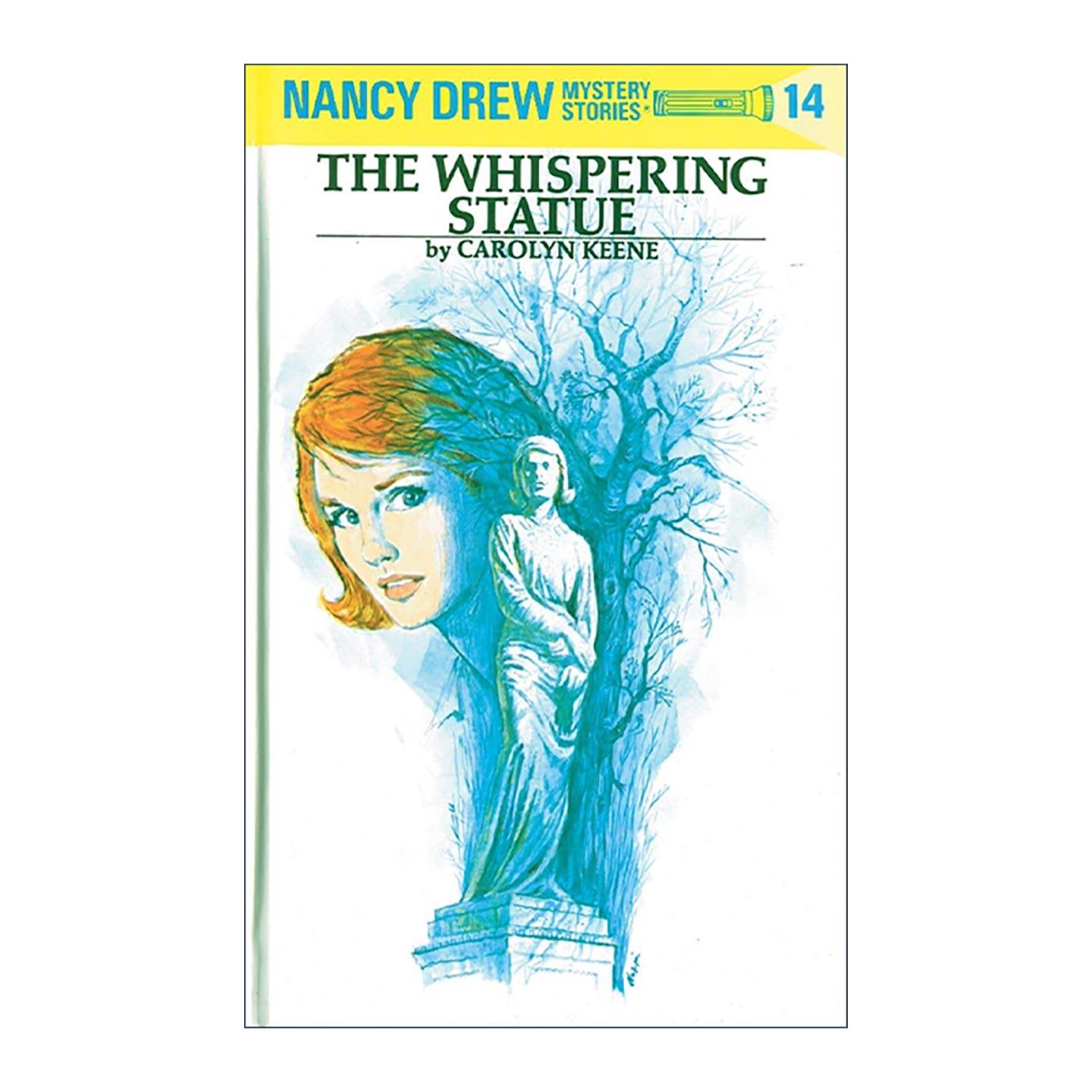 英文原版 Nancy Drew 14 the Whispering Statue 南希德鲁系列14 低语雕像 儿童悬疑推理小说 Carolyn Keene精装 进口英语原版书籍