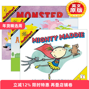 英文原版 Mathstart Level 1 数学启蒙绘本1级系列3册 怪物音乐椅 小鸟的房子 英文版 进口英语原版书籍