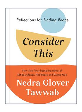 英文原版 Consider This 深思 寻找平静的反思 界限作者内德拉·格洛佛·塔瓦布 精装 英文版 进口英语原版书籍