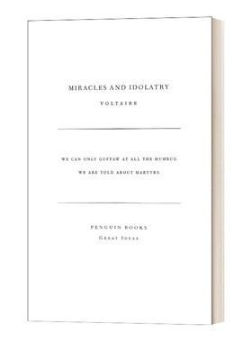 英文原版 Miracles and Idolatry 奇迹和偶像崇拜 伏尔泰 英文版 进口英语原版书籍