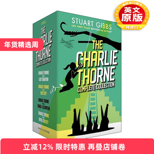 英文原版 The Charlie Thorne Complete Collection 查理索恩与失落之城 1-4册盒装 精装 英文版 进口英语原版书籍