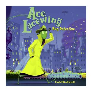 英文原版 Ace Lacewing Bug Detective 臭虫侦探系列 儿童搞笑推理章节桥梁故事书 David Biedrzycki 英文版 进口英语原版书籍