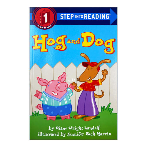 英文原版 Step into Reading 1 - Hog and Dog 小猪和小狗 英文版 进口英语原版书籍