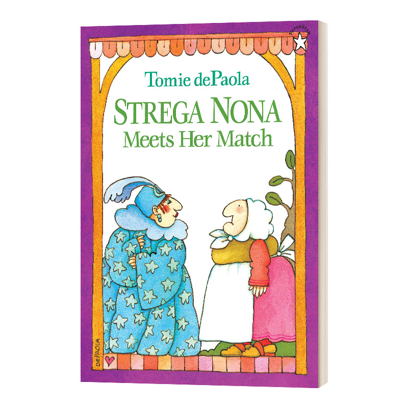 英文原版 Strega Nona Meets Her Match汪培珽第五阶段书单推荐 I Can Read系列分级阅读英文版进口英语原版书籍儿童全英语书