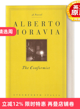 英文原版 The Conformist Italia 冷漠的人 阿尔贝托 莫拉维亚Alberto Moravia 存在主义小说 意大利现代文学三杰 英文版 进口英语
