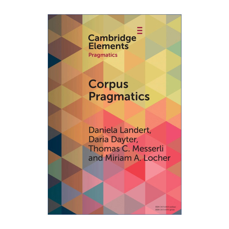 英文原版 Corpus Pragmatics 语料库语用学 Daniela Landert 英文版 进口英语原版书籍 书籍/杂志/报纸 社会科学类原版书 原图主图