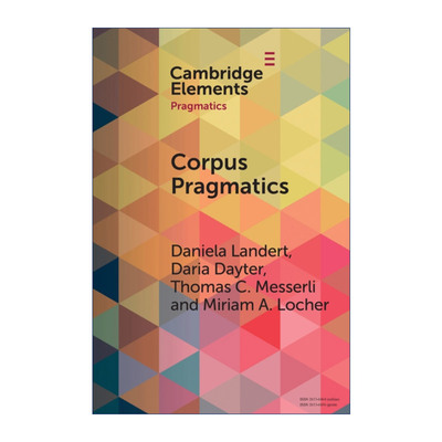 英文原版 Corpus Pragmatics 语料库语用学 Daniela Landert 英文版 进口英语原版书籍