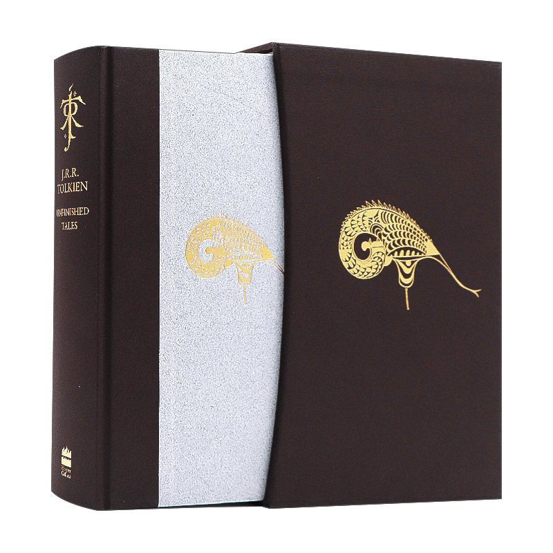 英文原版小说 Unfinished Tales Deluxe Slipcase Edition 托尔金 未完成的故事 豪华版 英文版 进口英语原版书籍