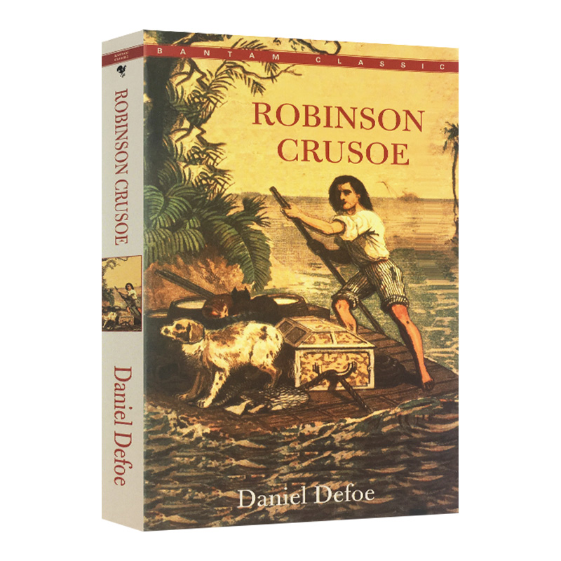 鲁滨逊漂流记 英文原版 Robinson Crusoe 笛福 世界经典名著 中世纪的荒野求生小说 英文版进口原版英语书籍