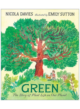 英文原版 Green The Story of Plant Life on Our Planet 地球上的绿色生命 儿童自然科学科普百科精装绘本 英文版 进口英语书籍