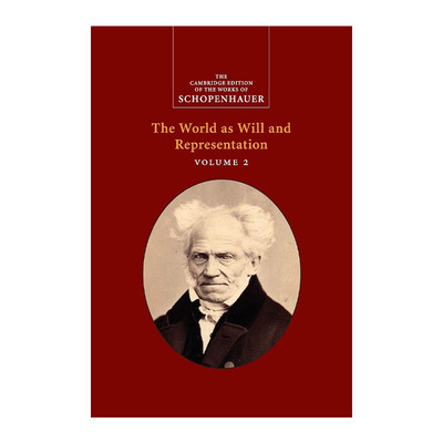 英文原版 Schopenhauer The World as Will and Representation 剑桥叔本华著作系列 作为意志与表象的世界 卷二 英文版 进口书籍
