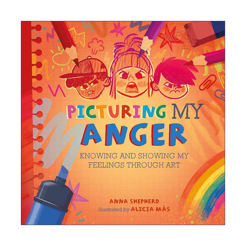 英文原版 All the Colours of Me Picturing My Anger 正念艺术疗愈 描绘愤怒 儿童情绪健康 英文版 进口英语原版书籍