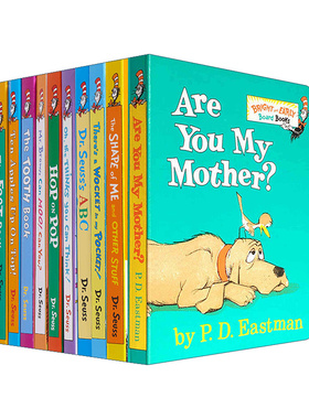 英文原版 Dr. Seuss Bright Early Board book 苏斯博士宝宝纸板书套装10册 千奇百怪的脚 廖彩杏推荐书单 英文版 进口英语原版书