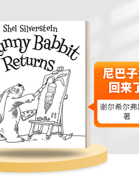 英文原版绘本 Runny Babbit Returns 尼巴子兔回来了 谢尔希尔弗斯坦 精装绘本 英文版 进口英语原版书籍