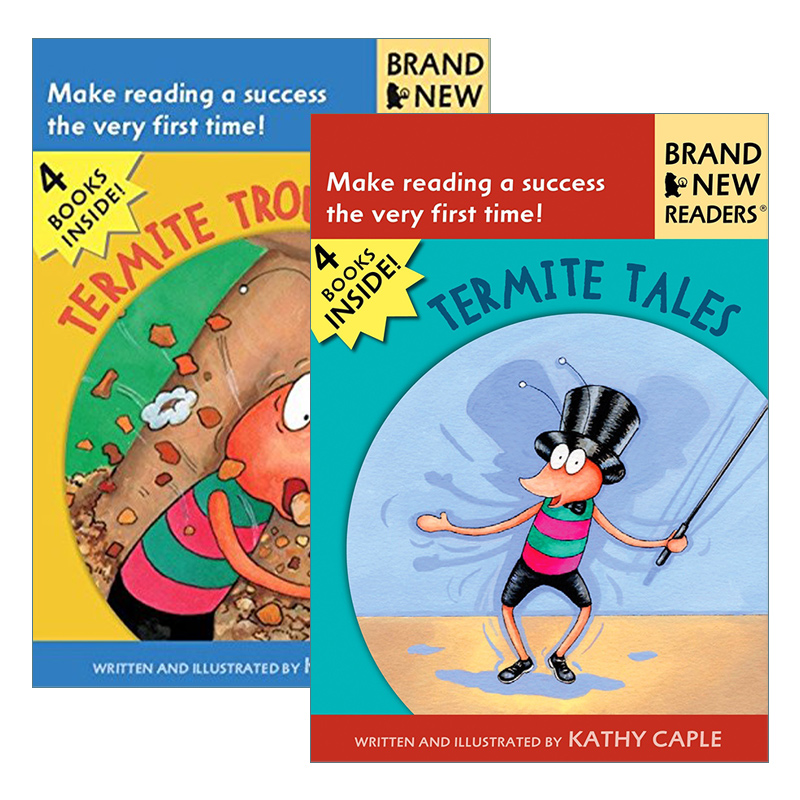 英文原版 Brand New Readers Termite白蚁系列2册 儿童绘本 Candlewick分级读物 英文版 进口英语原版书籍