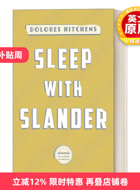英文原版 Sleep With Slander 与诽谤同眠 美国文库 侦探推理小说 Dolores Hitchens 英文版 进口英语原版书籍